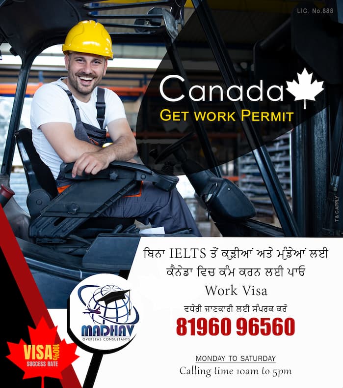 Get work permit for Canada