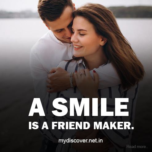 A smile is a friend maker.  smile quotes for her