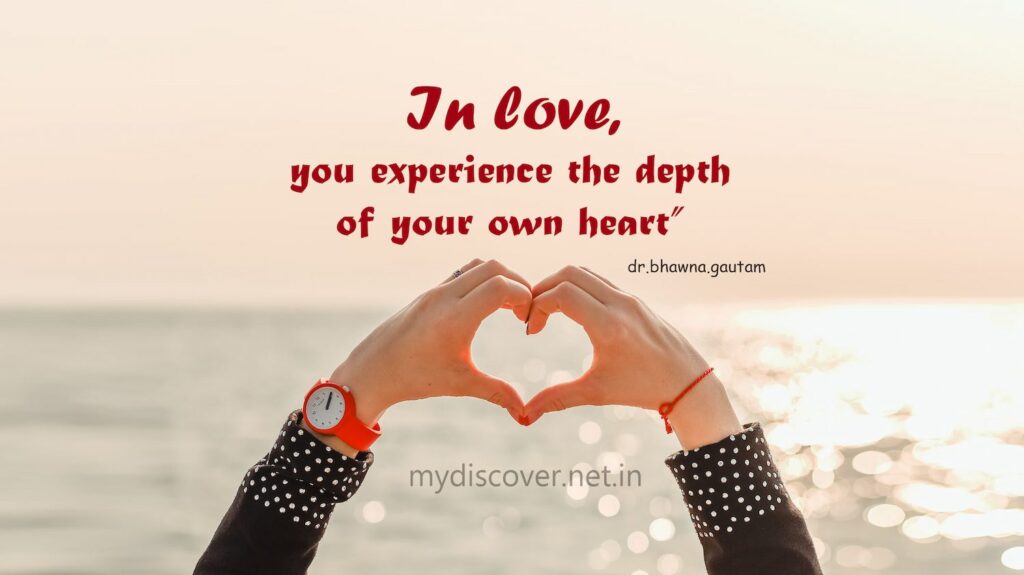 In love, you experience the depth of your own heart relationship love quotes