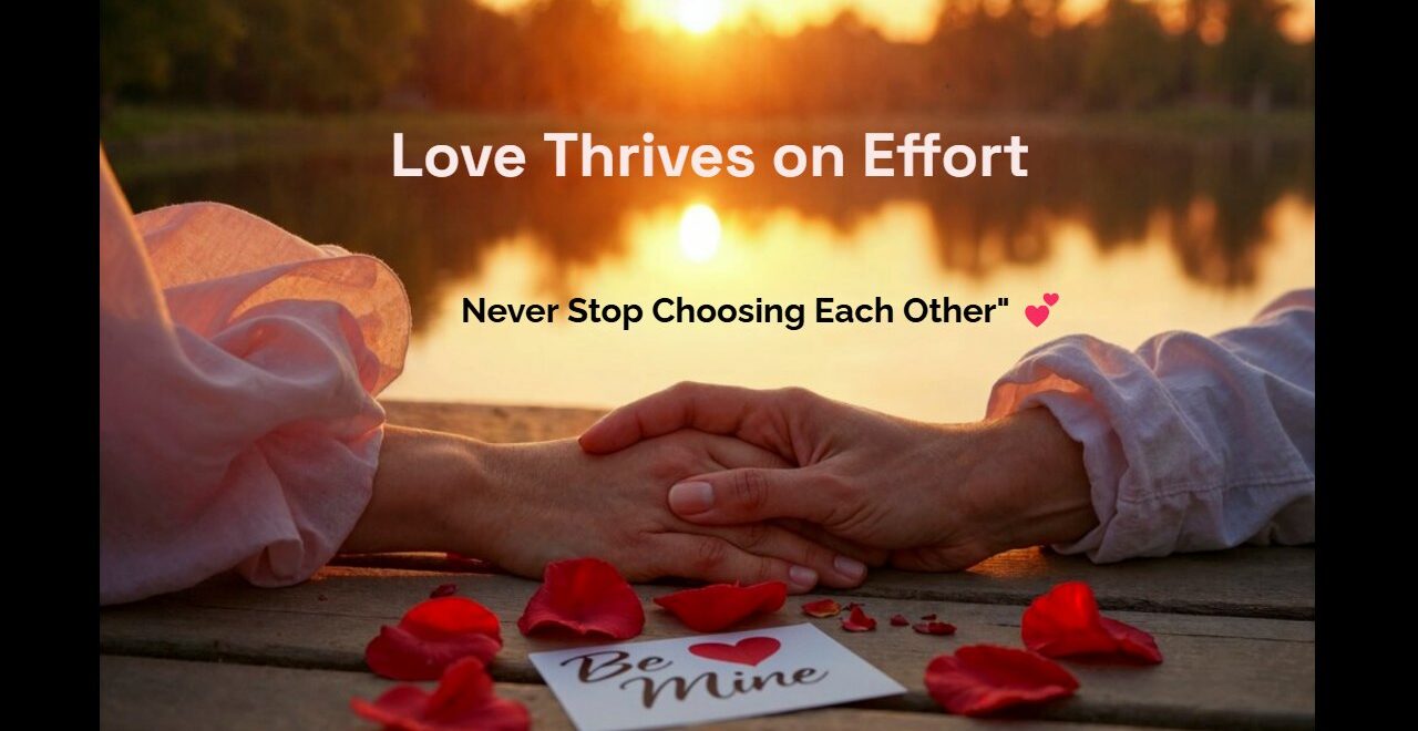 Love Thrives on Effort – Never Stop Choosing Each Other"